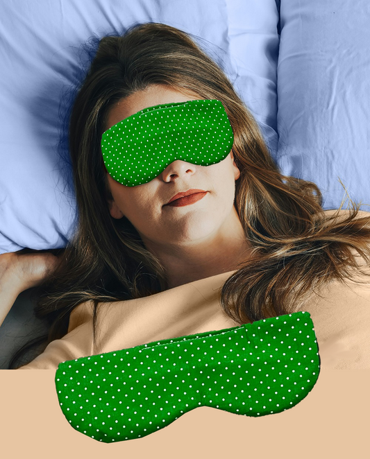 Máscara de Dormir Poá Verde