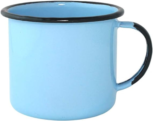 Caneca Esmaltada Ágata MetalLouça Azul Claro