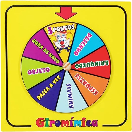 Jogo Pedagógico Brinquedo Giromímica