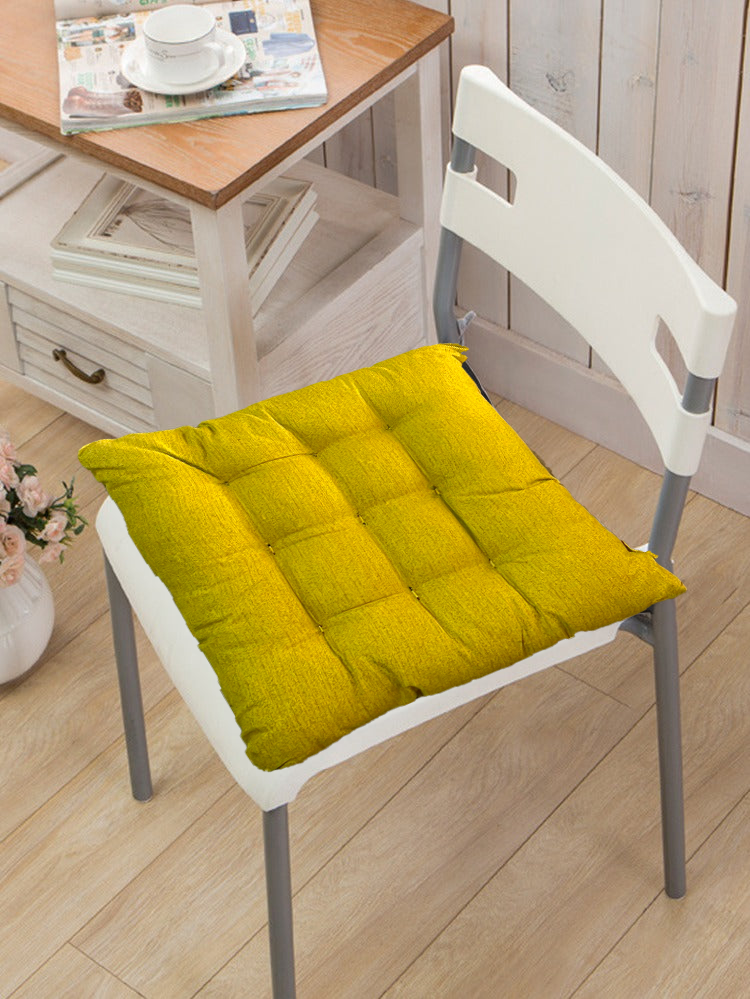 Almofada para Cadeira Futon Amarelo Liso