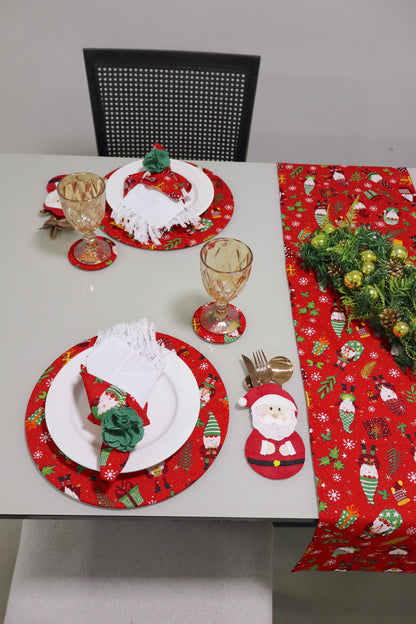 Caminho de Mesa Natal Estampado