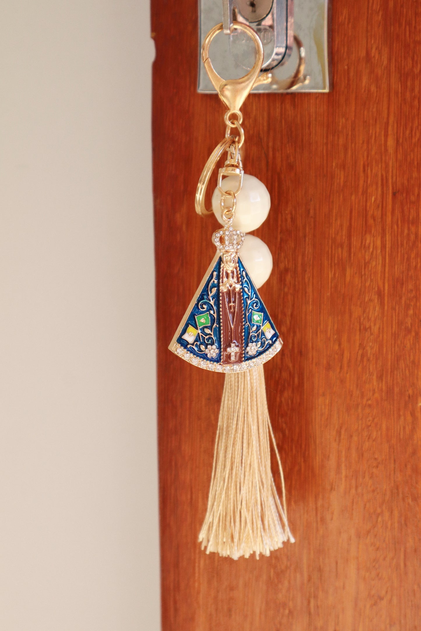 Chaveiro Nossa Senhora Aparecida com Tassel