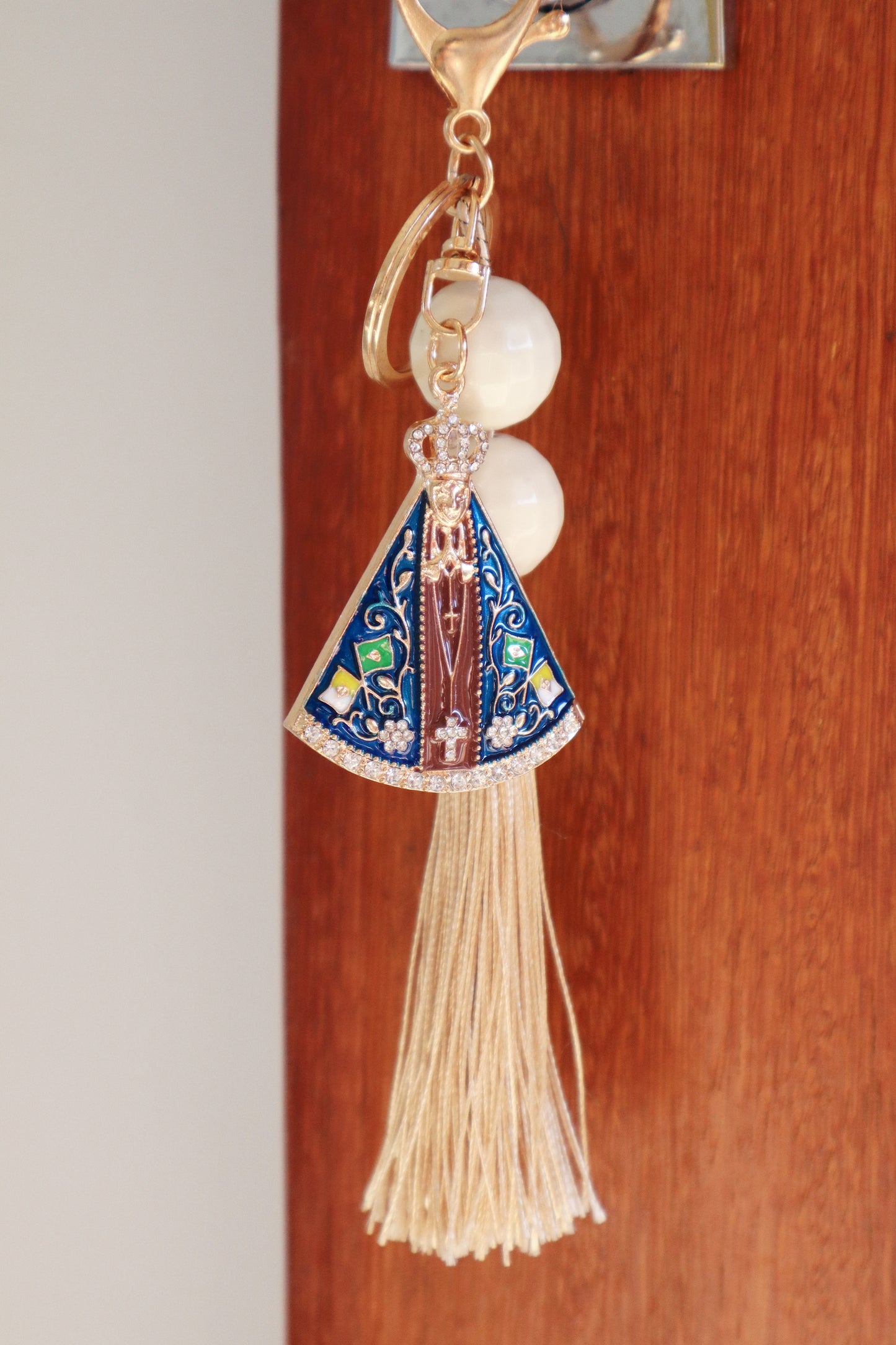 Chaveiro Nossa Senhora Aparecida com Tassel