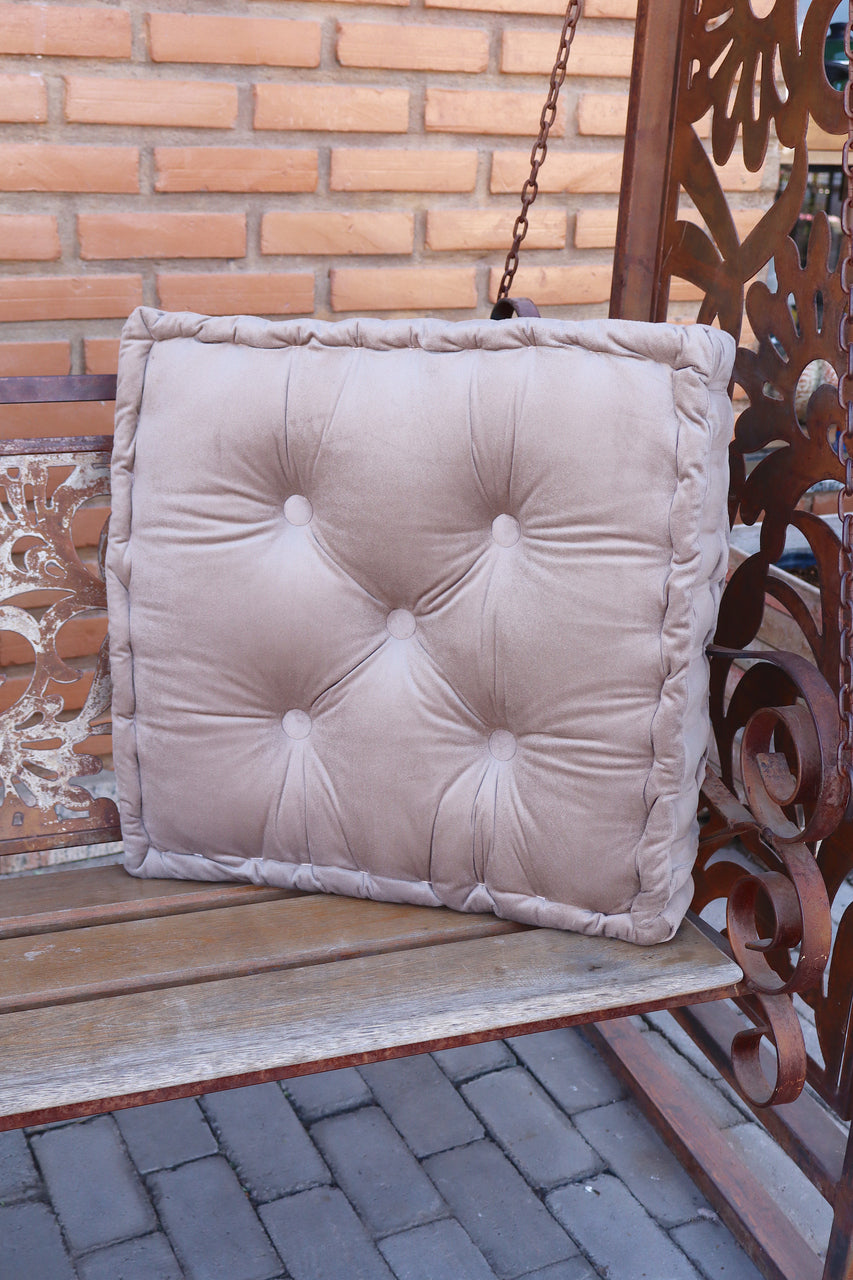 Almofada Futon Turca Cru 50x50x10cm