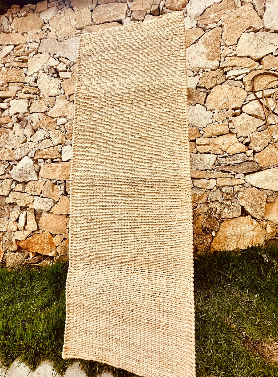 Passadeira Sisal Cru Lisa 0,5x1,5m