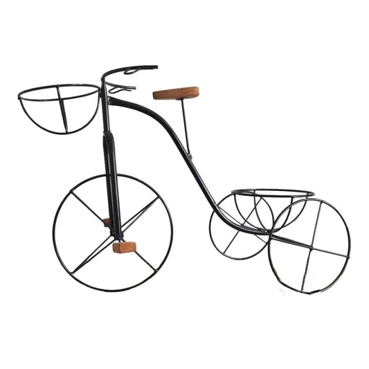 Bicicleta Porta Vaso Rústica Ferro Decorativa G